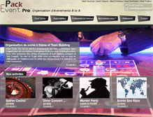 Tablet Screenshot of packeventpro.fr